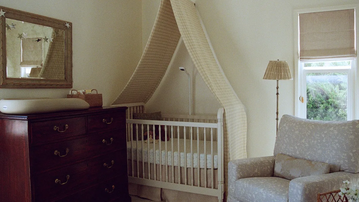 How to design a nursery with secondhand furniture
