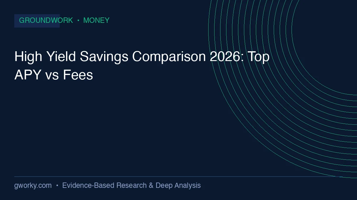 High-Yield Savings Accounts in 2026: Top APYs, Fee Structures, and Real Yields