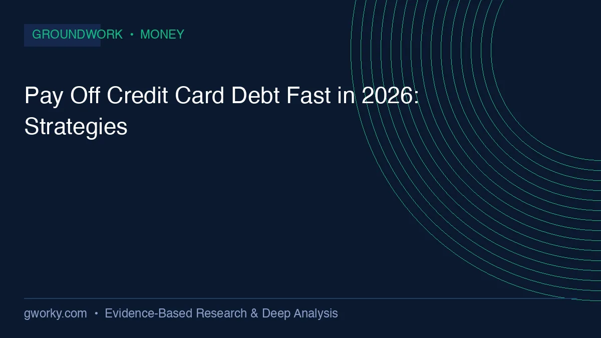 How to Pay off Credit Card Debt Fast in 2026: Mathematical Optimization and Repayment Frameworks