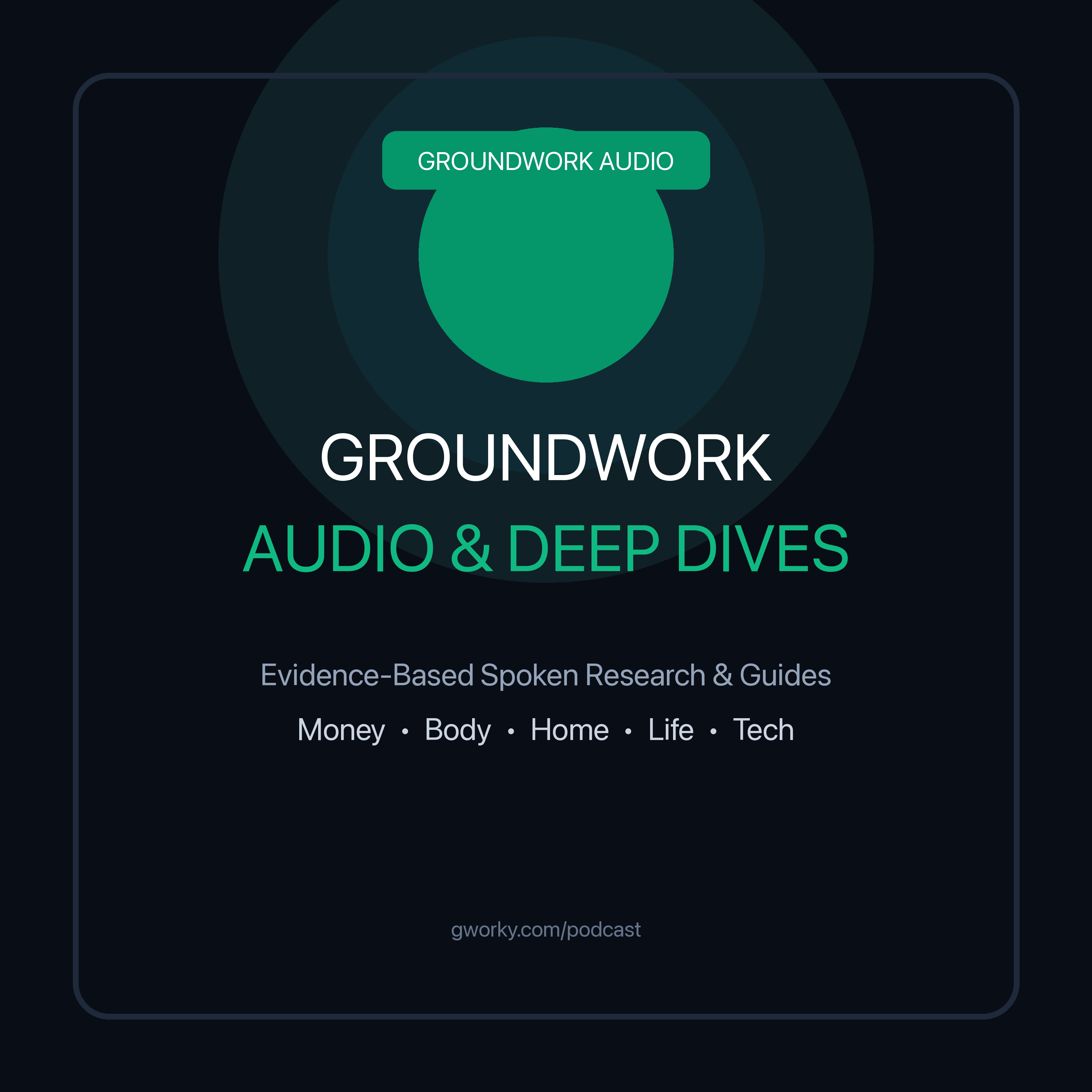 Groundwork Audio & Deep Dives podcast artwork