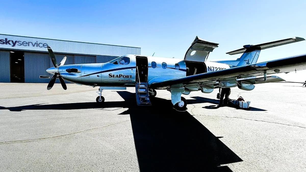 Skip TSA and Fly Between Small Airports for Less with SeaPort Airlines